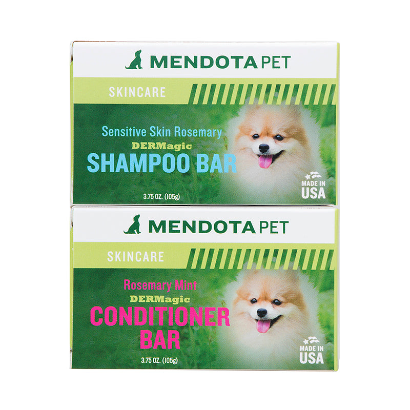 DERMagic Organic Rosemary Shampoo & Conditioner Bar Combo