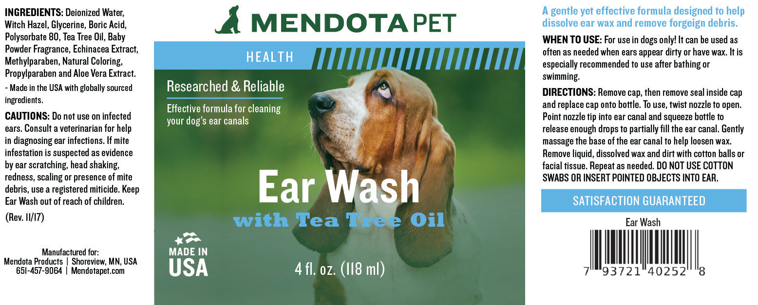 Ear Wash - 4 oz.